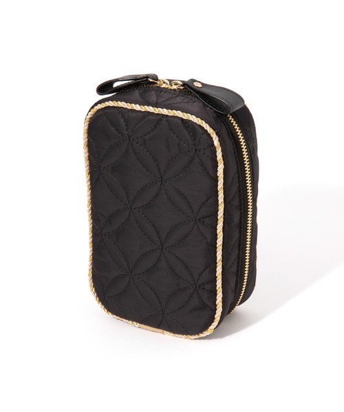 【セール】ポーチ　キルティング　ブラック ミッフィー miffy キルティング ポーチ ブラック