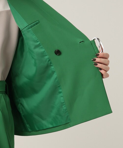 未使用タグ付き 緑色 ウール100% テーラードジャケット 未使用タグ付き 緑色 ウール100% テーラードジャケット - メルカリ