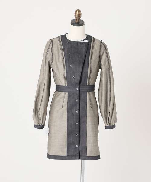 Charles Chaton（シャルルシャトン）の「デニムミニドレス（ワンピース・レディース・ブルー・36/34）」の15枚目の写真