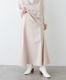 PUAL CE CIN | 【Du noir】セットアップ対応／ポンチスカート(スカート)