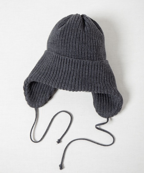 RACAL（ラカル）の「Ear Cuff Knit Cap / イヤーカフニットキャップ（ニットキャップ/ビーニー）」 WEAR