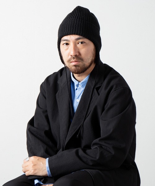 RACAL（ラカル）の「Ear Cuff Knit Cap / イヤーカフニットキャップ