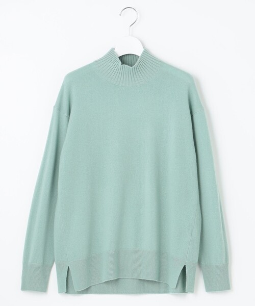 J.PRESS(ジェイプレス)の「【洗える・WEB限定カラーあり】CASHMERE BLEND ハイネック ニット(ニット/セーター・レディース・パープル系/ライトグリーン系/イエロー系/ベージュ系/サックスブルー系/ライトグレー系/ピンク系・MEDIUM/LARGE)」の19枚目の写真