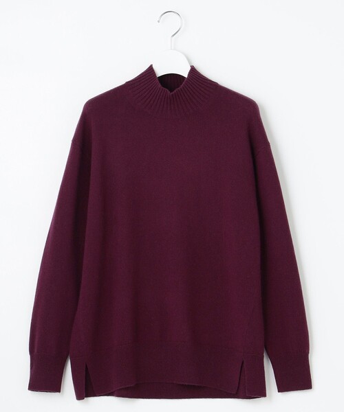 J.PRESS(ジェイプレス)の「【洗える・WEB限定カラーあり】CASHMERE BLEND ハイネック ニット(ニット/セーター・レディース・パープル系/ライトグリーン系/イエロー系/ベージュ系/サックスブルー系/ライトグレー系/ピンク系・MEDIUM/LARGE)」の18枚目の写真