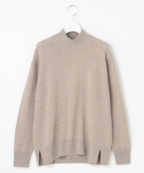 J.PRESS(ジェイプレス)の「【洗える・WEB限定カラーあり】CASHMERE BLEND ハイネック ニット(ニット/セーター・レディース・パープル系/ライトグリーン系/イエロー系/ベージュ系/サックスブルー系/ライトグレー系/ピンク系・MEDIUM/LARGE)」の14枚目の写真