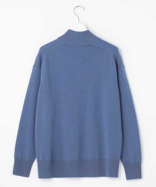 J.PRESS(ジェイプレス)の「【洗える・WEB限定カラーあり】CASHMERE BLEND ハイネック ニット(ニット/セーター・レディース・パープル系/ライトグリーン系/イエロー系/ベージュ系/サックスブルー系/ライトグレー系/ピンク系・MEDIUM/LARGE)」の13枚目の写真