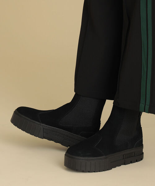 Ray BEAMS(レイビームス)の「PUMA / メイズ チェルシー スエード ブーツ(ブーツ・レディース・ブラック・24.5cm/23.5cm/24.0cm/23.0cm)」の3枚目の写真