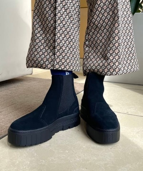 Ray BEAMS(レイビームス)の「PUMA / メイズ チェルシー スエード ブーツ(ブーツ・レディース・ブラック・24.5cm/23.5cm/24.0cm/23.0cm)」の8枚目の写真