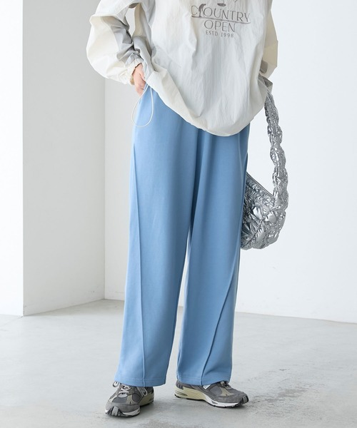 forksy.】スウェット切り替えカーブパンツ forksy.│MONO-MART