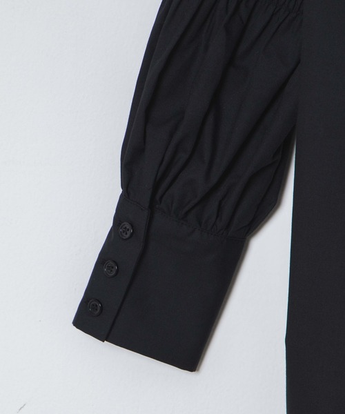 WEGO(ウィゴー)の「WEGO/スリーブシャーリングチュニック(チュニック・レディース・ホワイト/ブラック・FREE)」の13枚目の写真