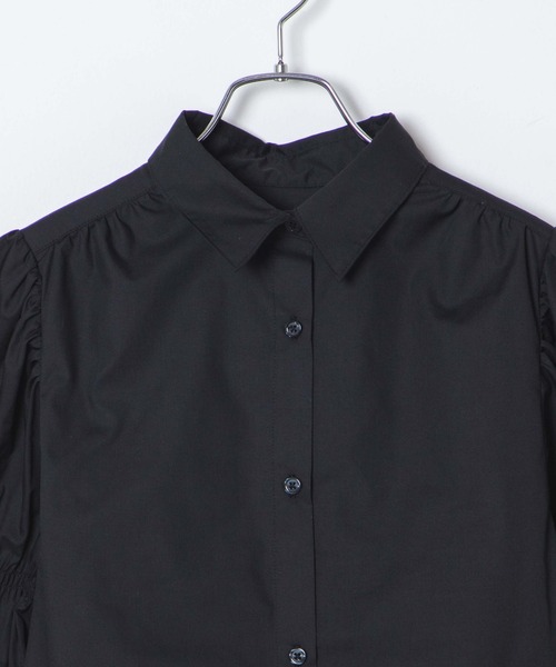 WEGO(ウィゴー)の「WEGO/スリーブシャーリングチュニック(チュニック・レディース・ホワイト/ブラック・FREE)」の21枚目の写真