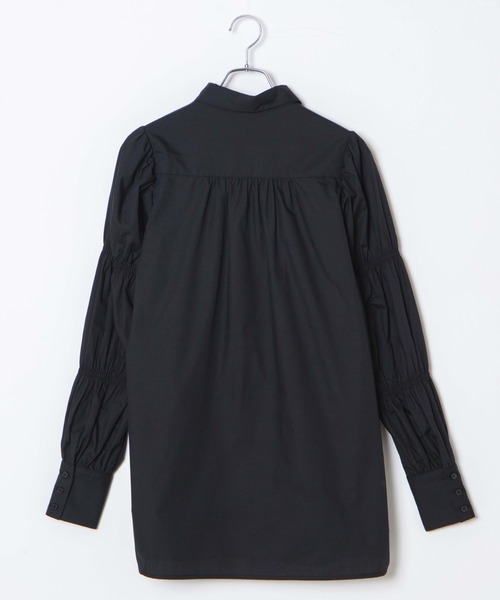 WEGO(ウィゴー)の「WEGO/スリーブシャーリングチュニック(チュニック・レディース・ホワイト/ブラック・FREE)」の11枚目の写真