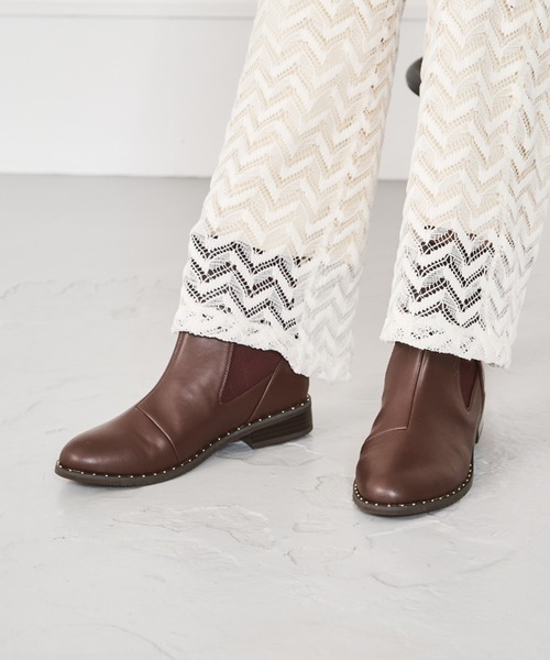 【セール】ソールスタッズサイドゴアブーツ/21423（ブーツ）｜ORiental TRaffic（オリエンタルトラフィック）