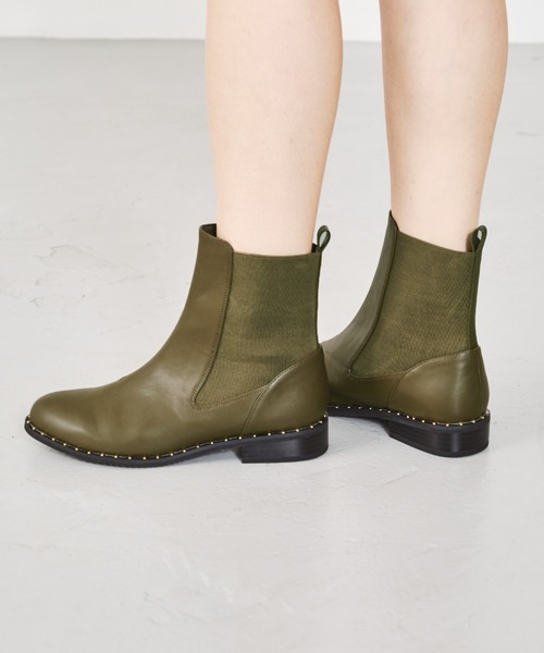 【セール】ソールスタッズサイドゴアブーツ/21423（ブーツ）｜ORiental TRaffic（オリエンタルトラフィック）