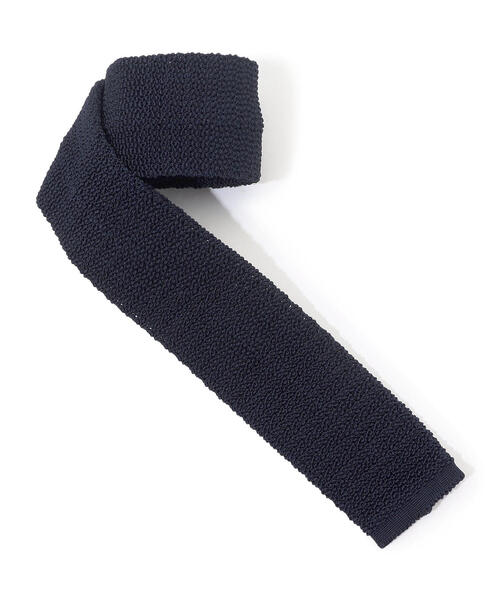 TOMORROWLAND (トゥモローランド)の「TOMORROWLAND シルク ニットタイ(ネクタイ・メンズ・ホワイト/ブラック/ダークグリーン/ネイビー/パープル/バーガンディー・FREE)」の4枚目の写真