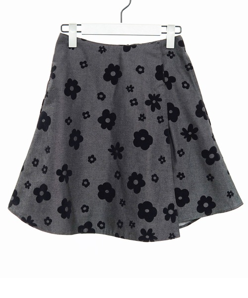 NON TOKYO(ノントーキョー)の「FLOKING FLOWER DENIM CULOTTES / NON-23S-0204(デニムパンツ・レディース・インディゴブルー/カーキ/ブラック・FREE)」の13枚目の写真