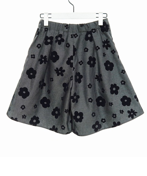 NON TOKYO(ノントーキョー)の「FLOKING FLOWER DENIM CULOTTES / NON-23S-0204(デニムパンツ・レディース・インディゴブルー/カーキ/ブラック・FREE)」の14枚目の写真