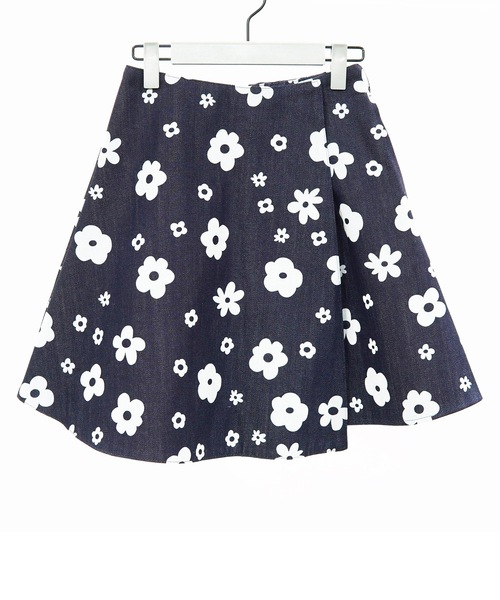 NON TOKYO(ノントーキョー)の「FLOKING FLOWER DENIM CULOTTES / NON-23S-0204(デニムパンツ・レディース・インディゴブルー/カーキ/ブラック・FREE)」の16枚目の写真