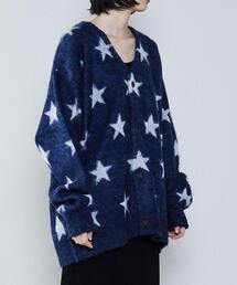 CONVERSE TOKYO（コンバーストウキョウ）の「★総柄シャギーニットカーディガン（ニット/セーター・メンズ）」