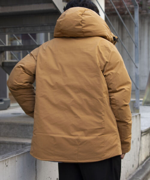 GLOSTER（グロスター）の「【GLOSTER ROAD/グロスターロード】RIPSTOP ダウンジャケット 撥水加工 止水ZIP（ダウンジャケット/コート・メンズ・ブラック/キャメル/ネイビー・M/L/XL）」の4枚目の写真