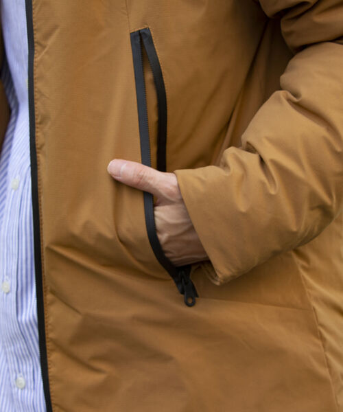 GLOSTER（グロスター）の「【GLOSTER ROAD/グロスターロード】RIPSTOP ダウンジャケット 撥水加工 止水ZIP（ダウンジャケット/コート・メンズ・ブラック/キャメル/ネイビー・M/L/XL）」の19枚目の写真