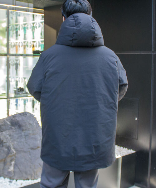 GLOSTER（グロスター）の「【GLOSTER ROAD/グロスターロード】RIPSTOP ダウンジャケット 撥水加工 止水ZIP（ダウンジャケット/コート・メンズ・ブラック/キャメル/ネイビー・M/L/XL）」の15枚目の写真