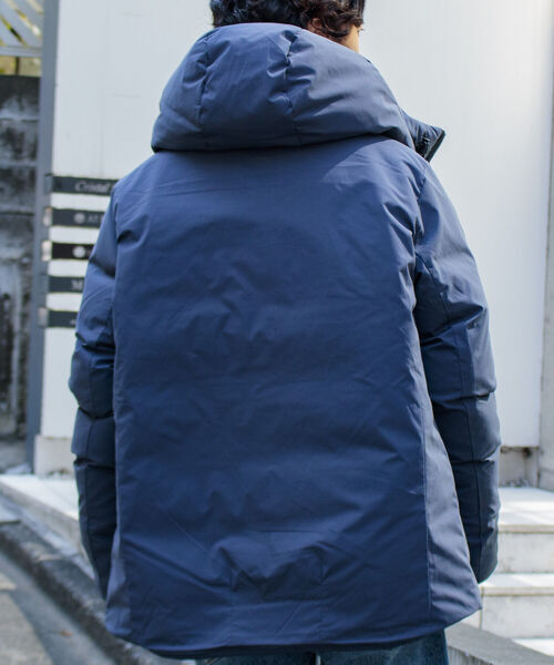 GLOSTER（グロスター）の「【GLOSTER ROAD/グロスターロード】RIPSTOP ダウンジャケット 撥水加工 止水ZIP（ダウンジャケット/コート・メンズ・ブラック/キャメル/ネイビー・M/L/XL）」の12枚目の写真