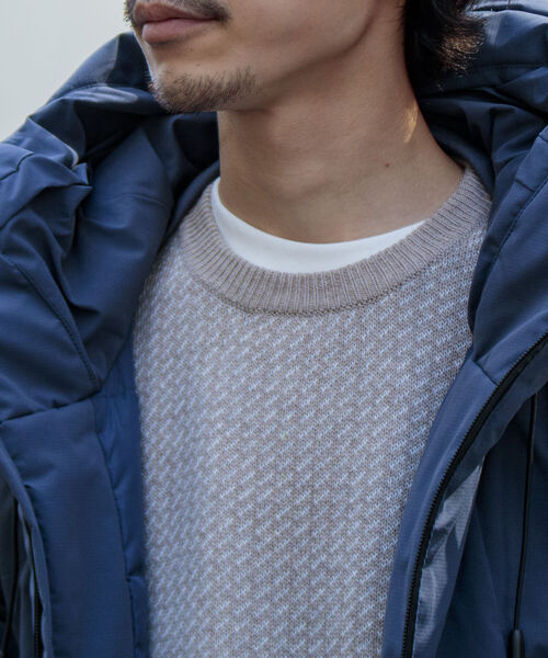 GLOSTER（グロスター）の「【GLOSTER ROAD/グロスターロード】RIPSTOP ダウンジャケット 撥水加工 止水ZIP（ダウンジャケット/コート・メンズ・ブラック/キャメル/ネイビー・M/L/XL）」の17枚目の写真