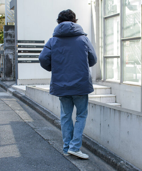 GLOSTER（グロスター）の「【GLOSTER ROAD/グロスターロード】RIPSTOP ダウンジャケット 撥水加工 止水ZIP（ダウンジャケット/コート・メンズ・ブラック/キャメル/ネイビー・M/L/XL）」の13枚目の写真