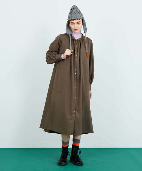 FRAPBOIS(フラボア)の「フライトキャップ(ニットキャップ/ビーニー・レディース・グレー系その他/ホワイト系その他・FREE)」の4枚目の写真