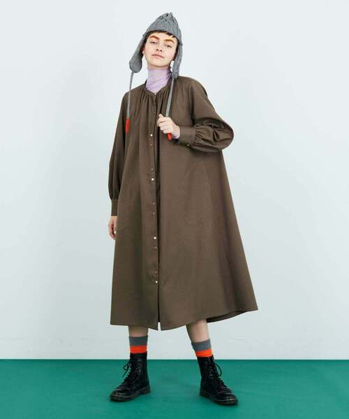 FRAPBOIS(フラボア)の「フライトキャップ(ニットキャップ/ビーニー・レディース・グレー系その他/ホワイト系その他・FREE)」の6枚目の写真