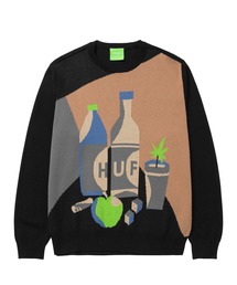 HUF（ハフ）の「STILL LIFE CREWNECK SWEATER / HUF クルースウェット 