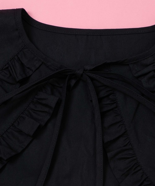 WEGO(ウィゴー)の「WEGO/【一部店限定】ダブルビック付け襟(付け襟・レディース・ブラック/ホワイト・FREE)」の6枚目の写真