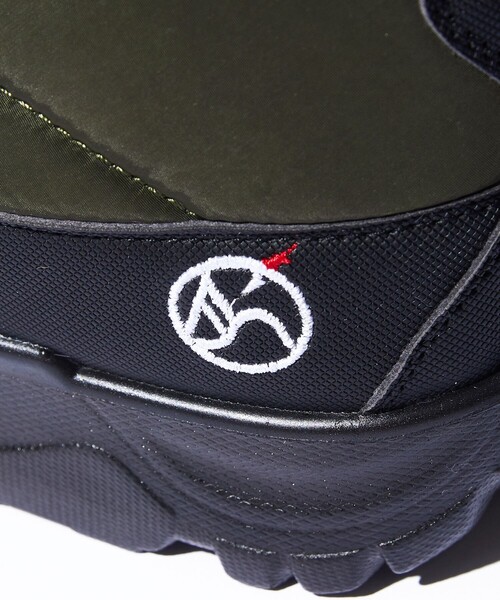 FREAK'S STORE（フリークスストア）の「WEB限定 FREAK'S STORE OUTDOORS/フリークスアウトドアーズ アクティブMID モックシューズ/スリッポン（ブーツ・メンズ・オリーブ/ブラック・25/26/23/27/24）」の5枚目の写真