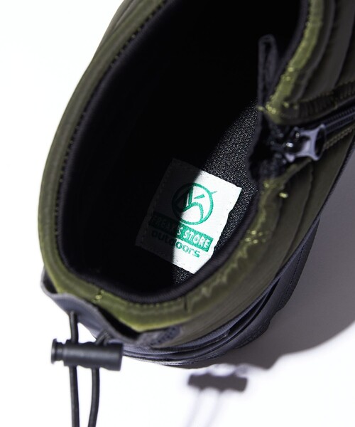 FREAK'S STORE（フリークスストア）の「WEB限定 FREAK'S STORE OUTDOORS/フリークスアウトドアーズ アクティブMID モックシューズ/スリッポン（ブーツ・メンズ・オリーブ/ブラック・25/26/23/27/24）」の8枚目の写真