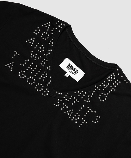 MM6 Maison Margiela(エムエムシックス メゾン マルジェラ)の「T-SHIRT(Tシャツ/カットソー・メンズ・ホワイト/ブラック/その他・M/L)」の5枚目の写真