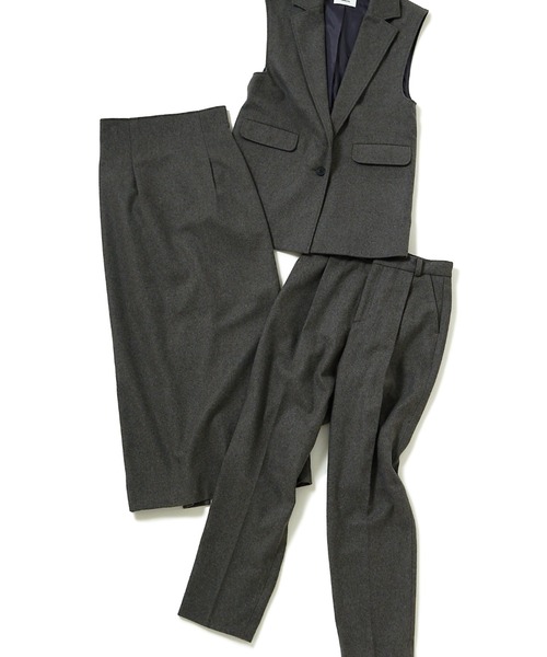 ReNorm(リノーム)の「【井手祐来コラボ】SET UPテーパードパンツ(スラックス・レディース・ブラック/チャコール・S/M)」の22枚目の写真