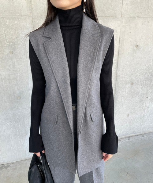 ReNorm(リノーム)の「【井手祐来コラボ】SET UPテーパードパンツ(スラックス・レディース・ブラック/チャコール・S/M)」の9枚目の写真