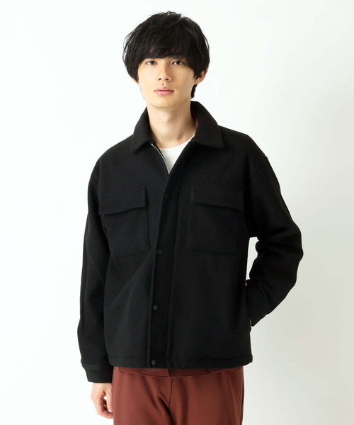 MK MICHEL KLEIN HOMME (エムケーミッシェルクランオム)の「CPOストレッチブルゾン(ブルゾン・メンズ・ライトブルー/ブラック/ライトブラウン/アイボリー・48/46)」の3枚目の写真
