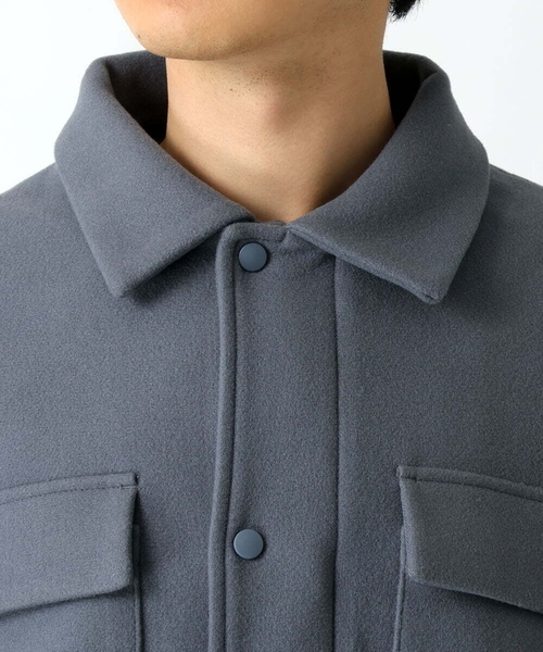 MK MICHEL KLEIN HOMME (エムケーミッシェルクランオム)の「CPOストレッチブルゾン(ブルゾン・メンズ・ライトブルー/ブラック/ライトブラウン/アイボリー・48/46)」の11枚目の写真