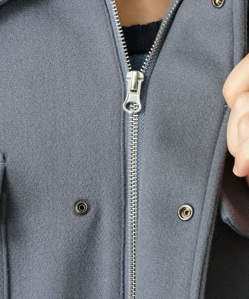 MK MICHEL KLEIN HOMME (エムケーミッシェルクランオム)の「CPOストレッチブルゾン(ブルゾン・メンズ・ライトブルー/ブラック/ライトブラウン/アイボリー・48/46)」の17枚目の写真
