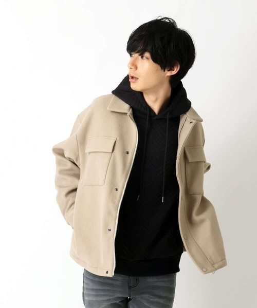 MK MICHEL KLEIN HOMME (エムケーミッシェルクランオム)の「CPOストレッチブルゾン(ブルゾン・メンズ・ライトブルー/ブラック/ライトブラウン/アイボリー・48/46)」の19枚目の写真
