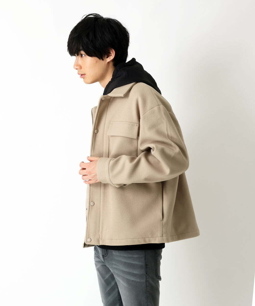 MK MICHEL KLEIN HOMME (エムケーミッシェルクランオム)の「CPOストレッチブルゾン(ブルゾン・メンズ・ライトブルー/ブラック/ライトブラウン/アイボリー・48/46)」の21枚目の写真