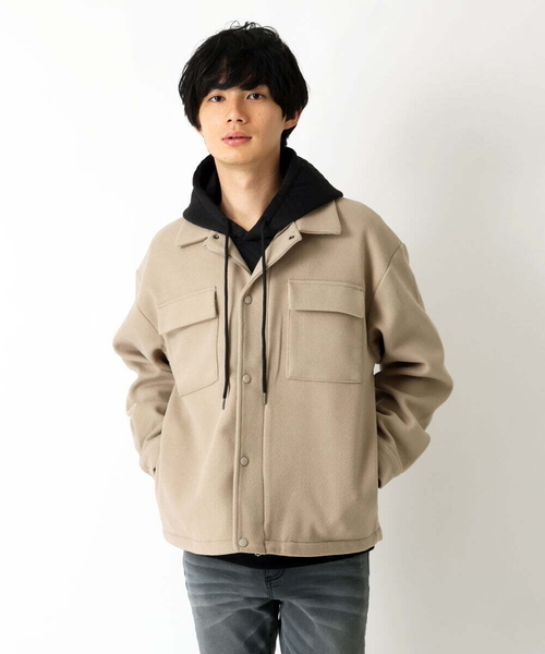 MK MICHEL KLEIN HOMME (エムケーミッシェルクランオム)の「CPOストレッチブルゾン(ブルゾン・メンズ・ライトブルー/ブラック/ライトブラウン/アイボリー・48/46)」の22枚目の写真