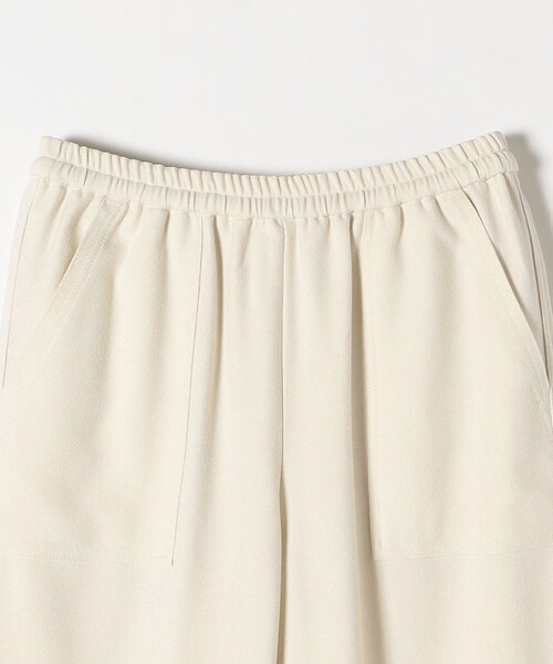 SHIPS any(シップス エニィ)の「【WEB限定】SHIPS any:〈洗濯機可能〉ウール ライク イージー ワイド パンツ(その他パンツ・レディース・ブラック/ホワイト・38/36)」の4枚目の写真