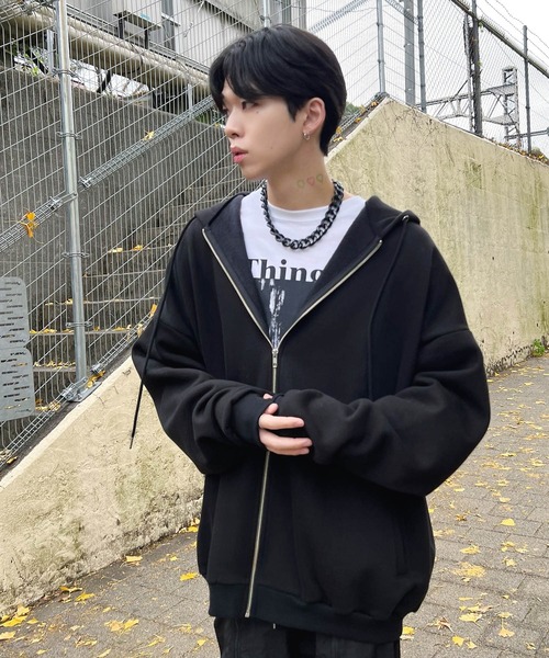 Figments(フィグメンツ)の「キヘイチェーンネックレス(ネックレス・レディース・シルバー/ブラック・FREE)」の6枚目の写真