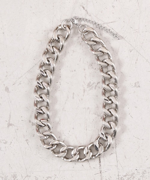 Figments(フィグメンツ)の「キヘイチェーンネックレス(ネックレス・レディース・シルバー/ブラック・FREE)」の9枚目の写真