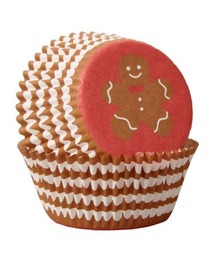 Wilton（ウィルトン）の「Wilton/ジンジャーブレッドボーイ マフィンカップ 75枚セット（キッチンツール）」