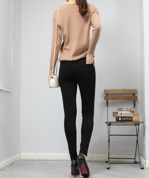 pumpkin port(パンプキンポート)の「ストレッチ スキニーパンツ(その他パンツ・レディース・ブラック/ホワイト・SMALL/MEDIUM/LARGE/X-SMALL/LL)」の8枚目の写真