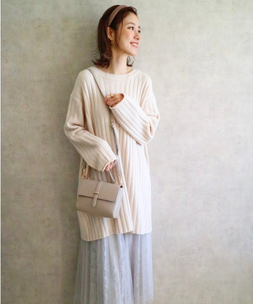 バッグ Yuka セール】【インフルエンサー yukaさんコラボ】スクエアフラップ